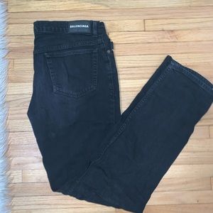 Balenciaga black skinny jeans